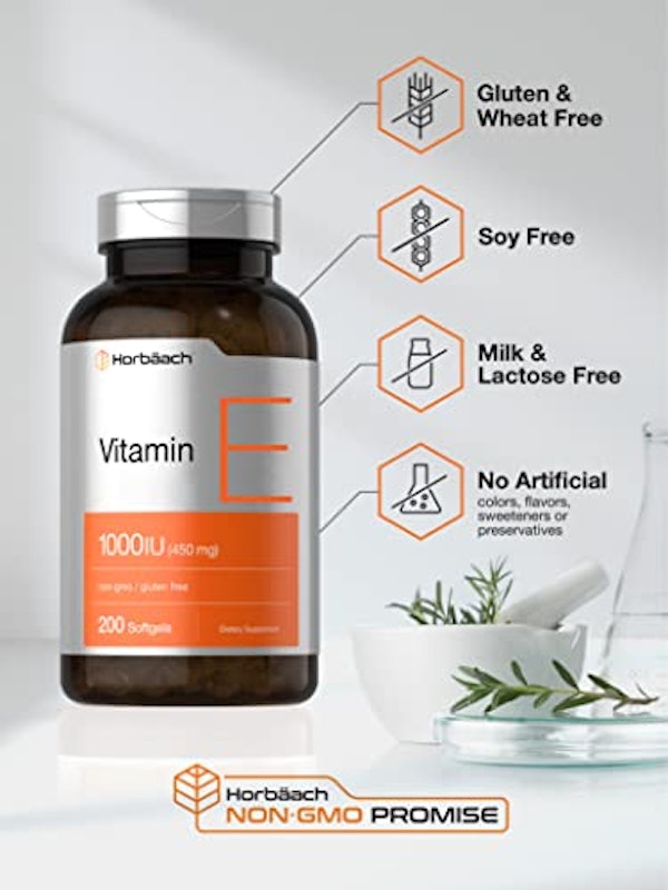 Vitamin-E (ビタミンE)1000 IU (450mg) 4