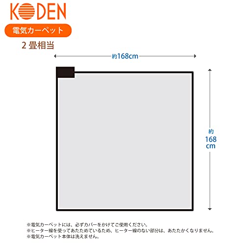 KODEN 電気カーペット ホットカーペット 本体 2