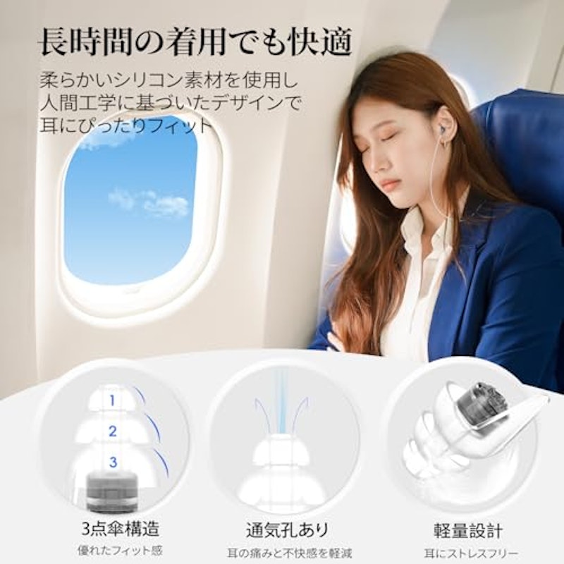 飛行機用耳栓 4