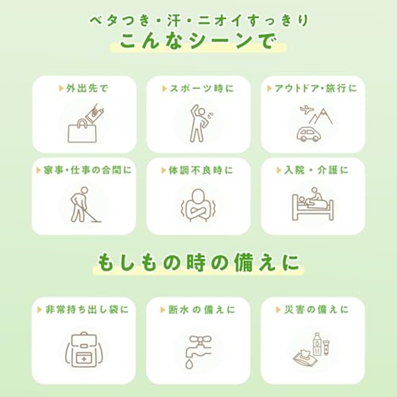 ポケットエチケット ボディソープ入り シャワーシート 3
