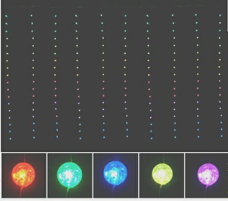 LEDワイヤービーズカーテンライト 1