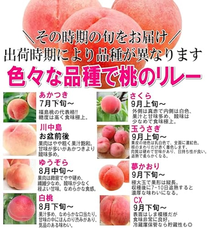福島県産 伊達の桃 5