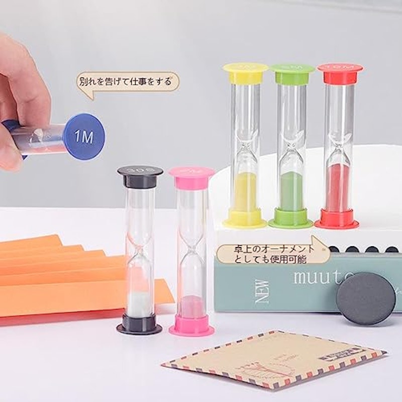 カラフルな砂時計 4