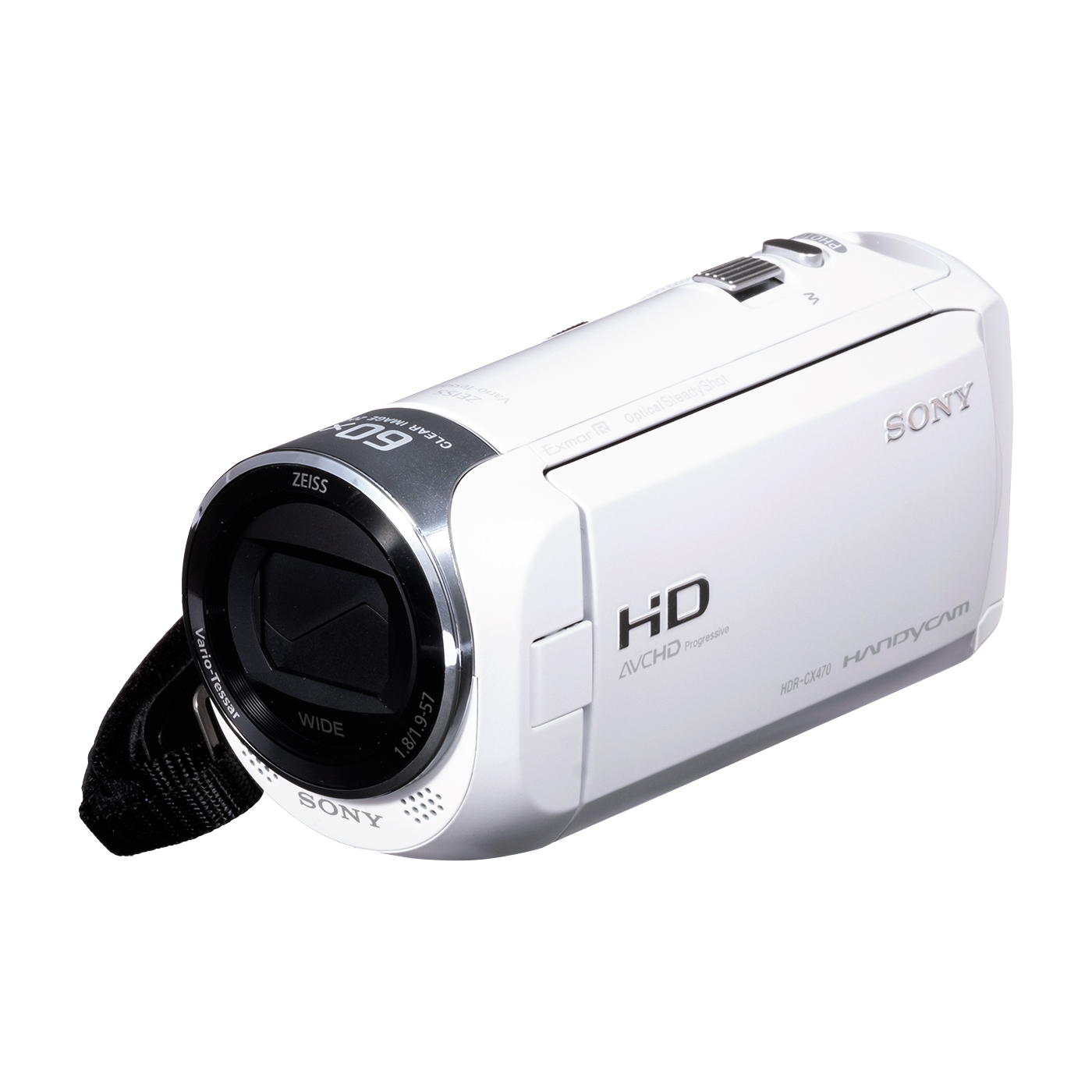 国産品 ソニー ビデオカメラ Handycam HDR-CX470 ホワイト 内蔵