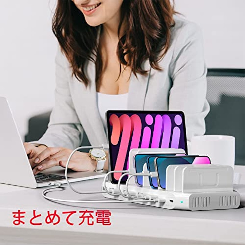 USB充電ステーション 10ポート 6