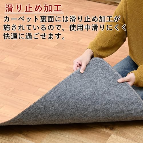 状態良好⭐NITORI 約3帖 ホットカーペット 195×235 cm グレー 速暖機能付き ホットカーペット 3帖用(S NT) | ニトリネット
