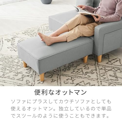 2人掛けコンパクトカウチソファ 2