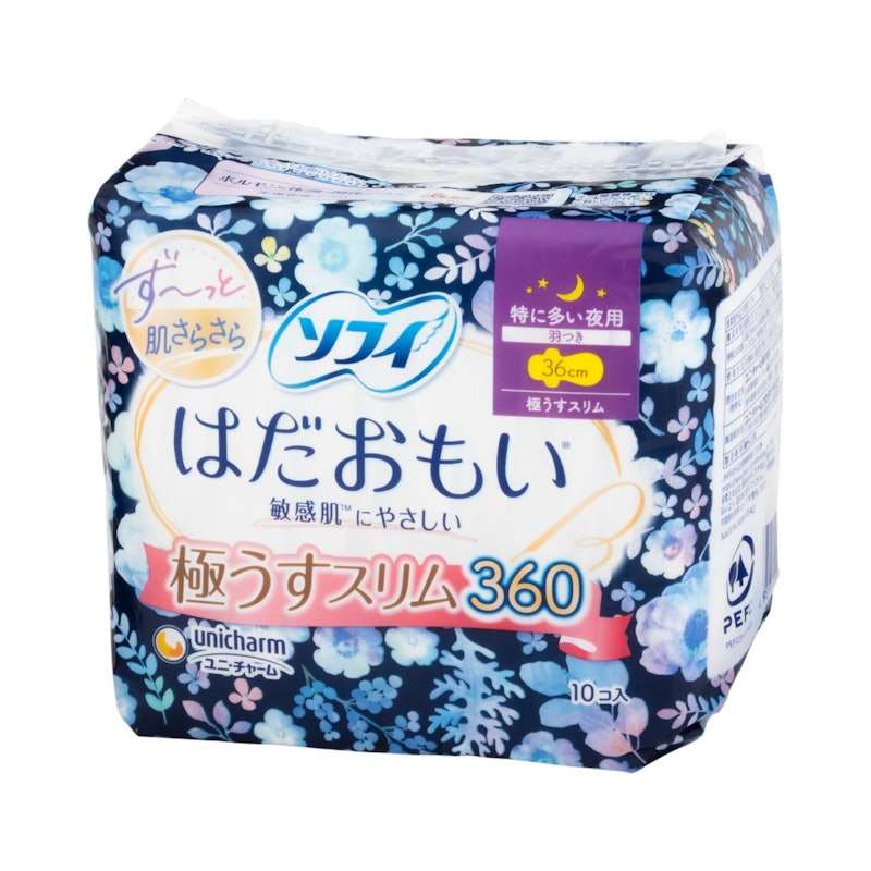 極うすスリム 特に多い夜用 羽つき 36cm 1
