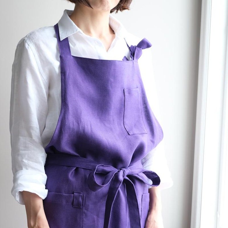 ヘビー リネン エプロン +Decor 1