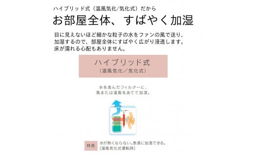ダイニチ ハイブリッド式加湿器 3