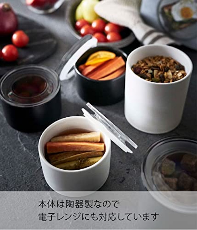 中身が見える陶器キャニスター 6