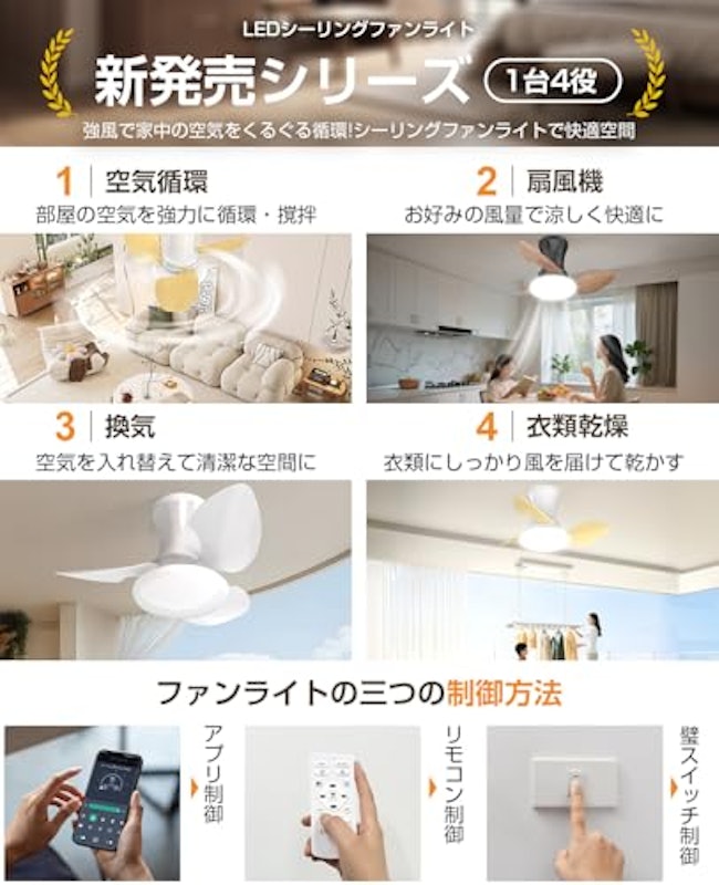 シーリングファンライト 2