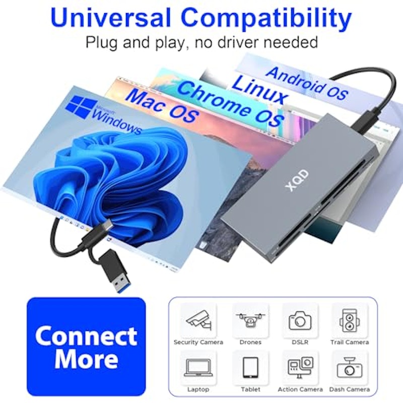 6 in 1 XQD Card Reader 5