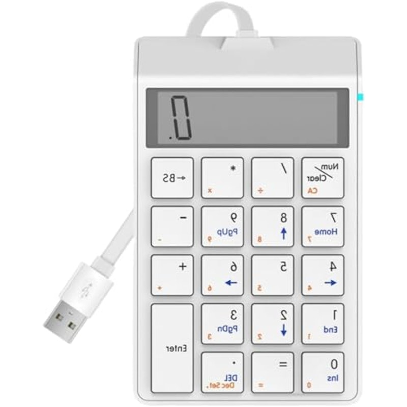 電卓機能付き数字キーボード 1