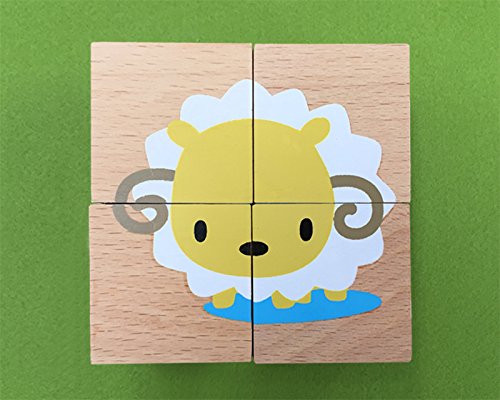 動物Cubeパズル 4