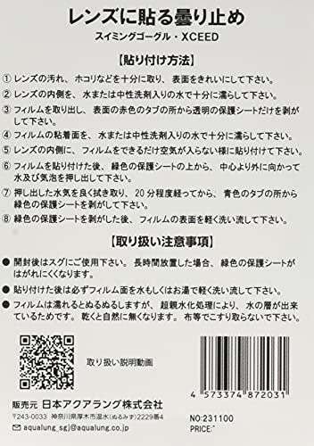 レンズに貼る曇り止め 2