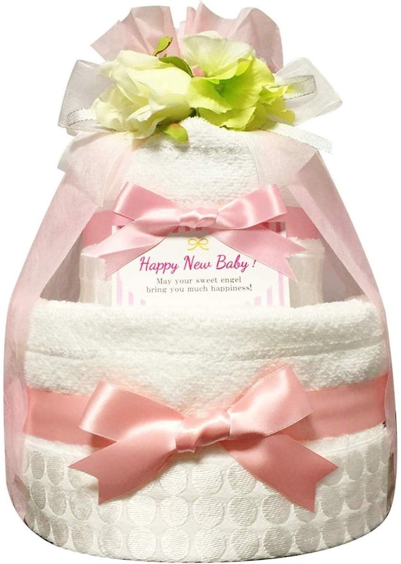 KanonBabys 今治タオルのおむつケーキ2段 1