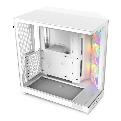 NZXT ホワイト PCケース H6 Flow RGBシリーズ | NZXT ミドルタワー型PCケース | 株式会社