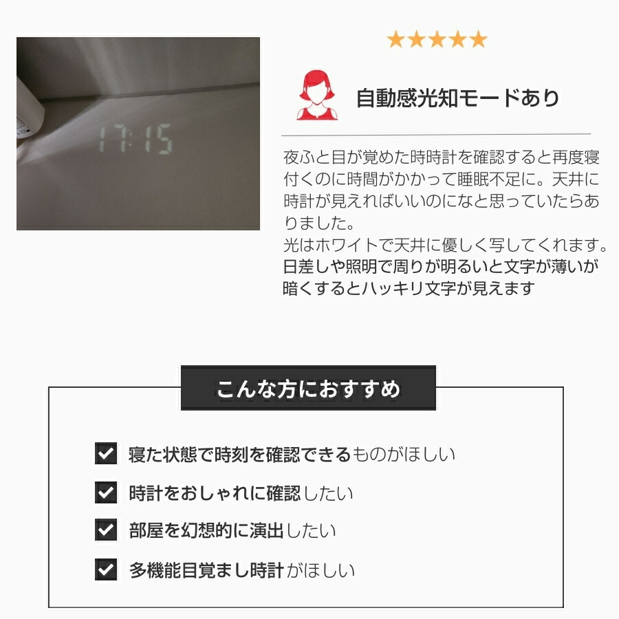 プロジェクタークロック 4
