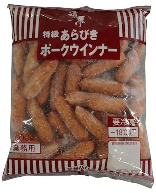 特級あらびきポークウインナー500g 1