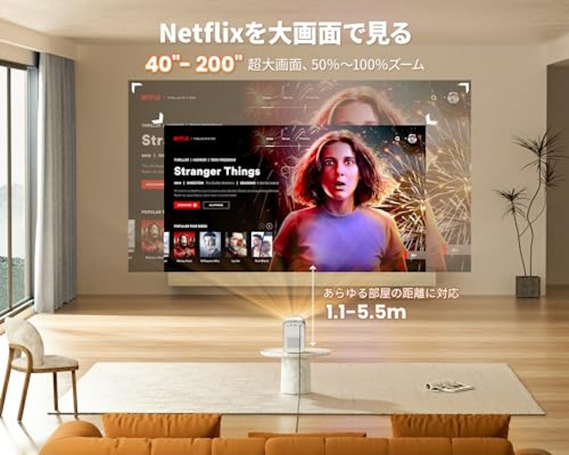 SEAL Google TV 11.0 プロジェクター 6