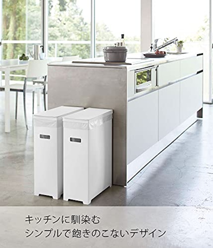 スリム蓋付きゴミ箱 タワー 2