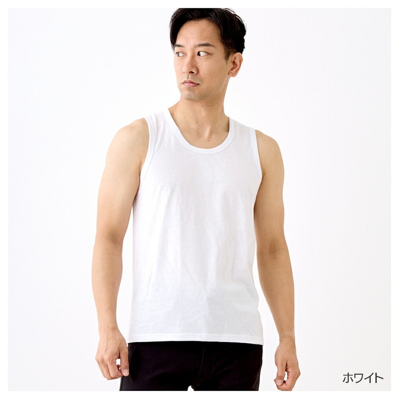 メンズ ベーシックタンクトップ 5