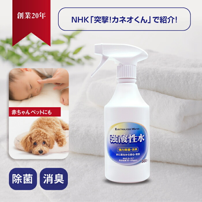 強酸性水 500ml 1