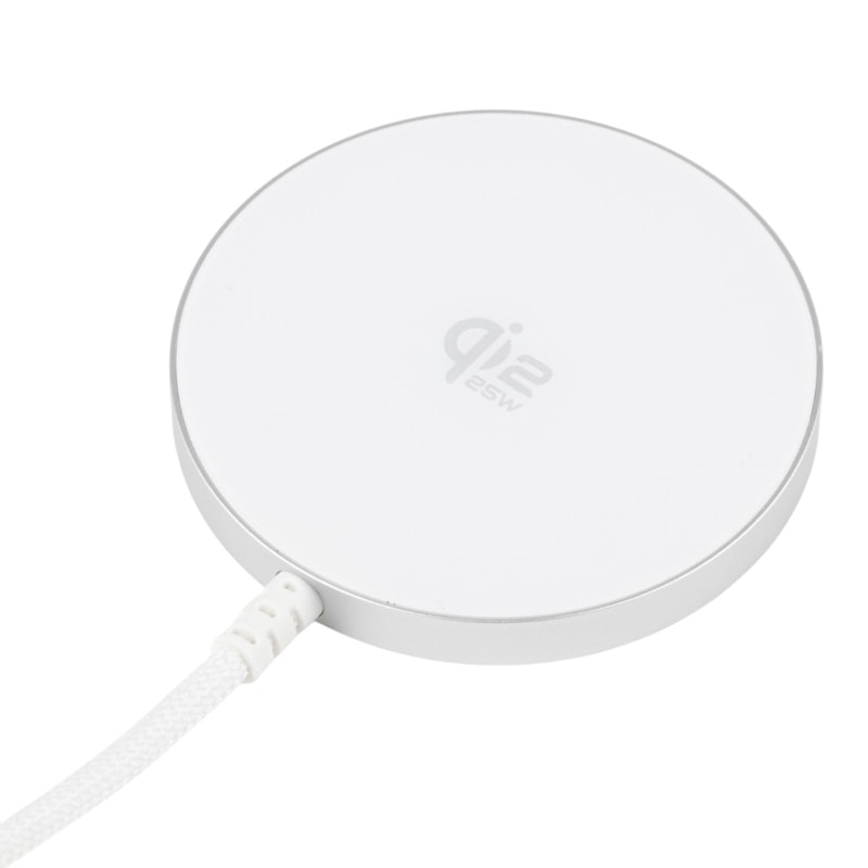 Qi2認証取得 Qi2.2対応 最大25W ケーブル一体型ワイヤレス充電器 1