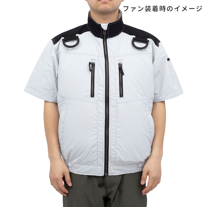 空調服半袖ブルゾン 4