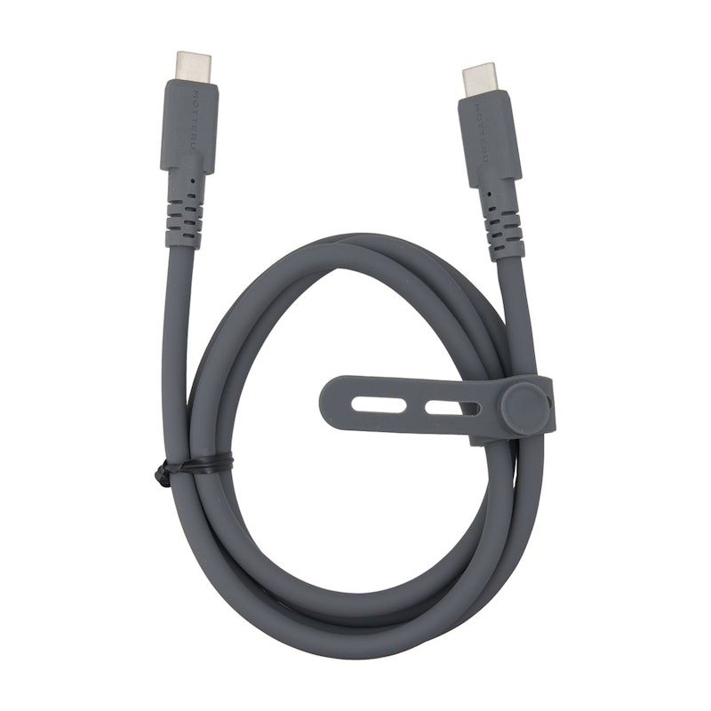しなやかで絡まない 40Gbps(USB4 Gen3x2)対応 240W USB-C to USB-C シリコンケーブル 1