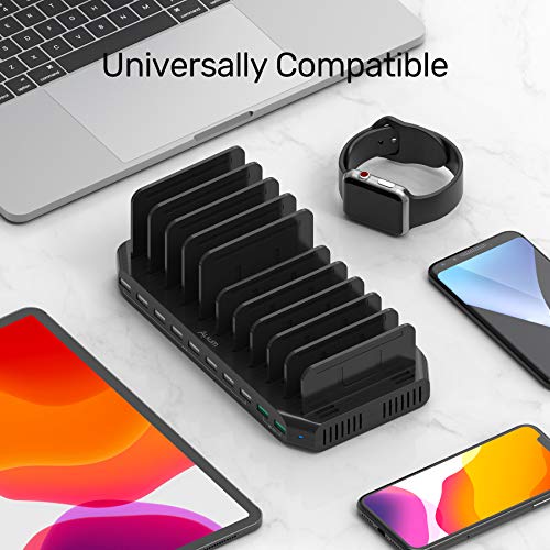 10ポートUSB充電ステーションQC3.0付き 6