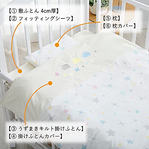 ベビー 布団セット ハリネズミ 3