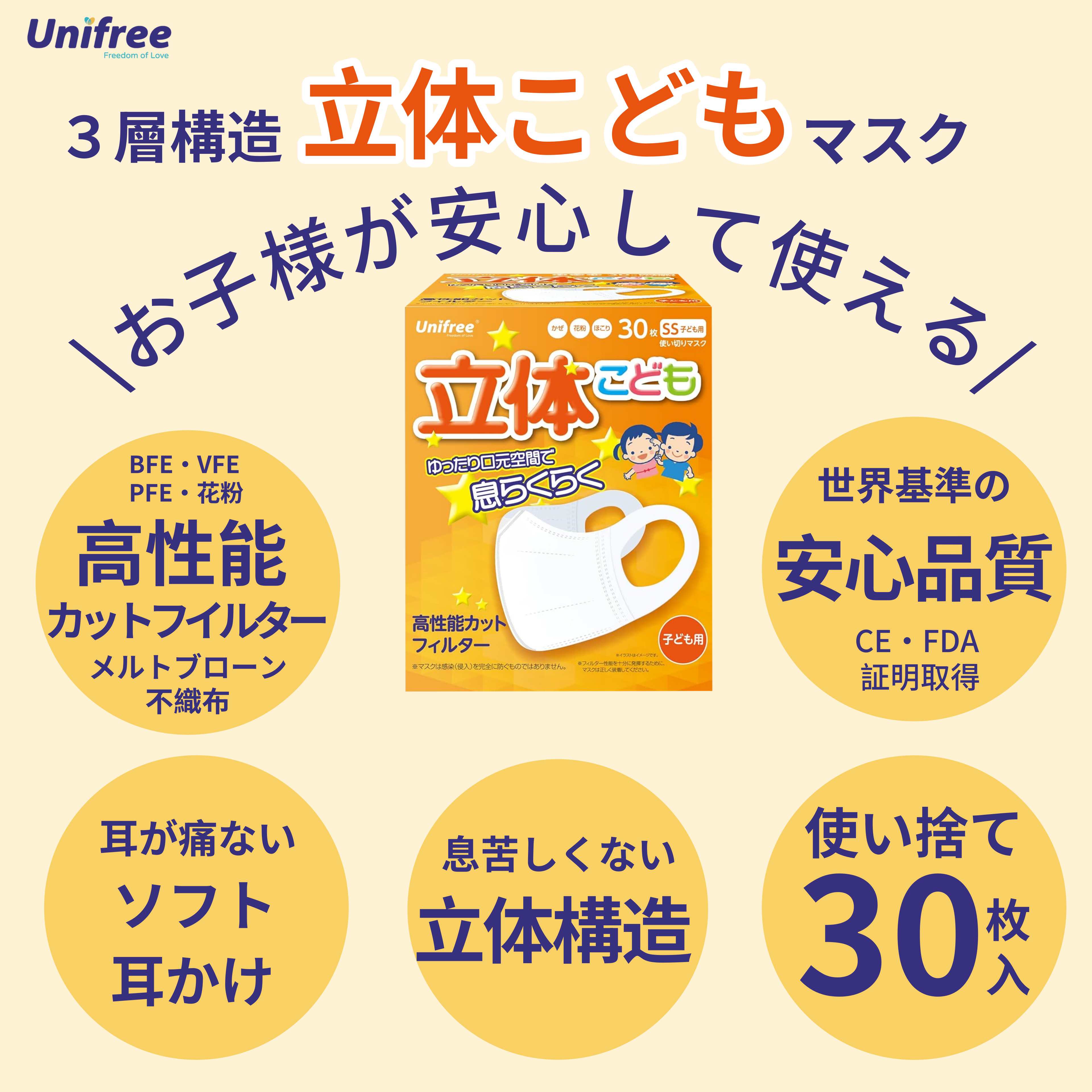 立体マスク　こども 2