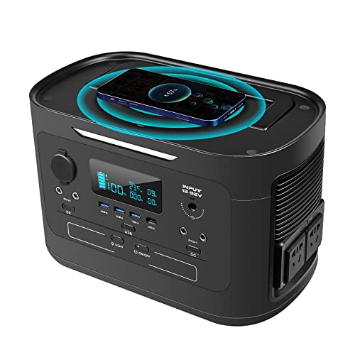 Amazon.co.jp: ポータブル電源 大容量 6 AC出力 1000W高速充電2