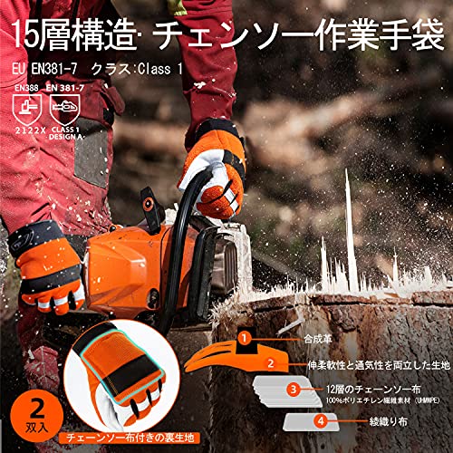 Vgo チェーンソー手袋 2