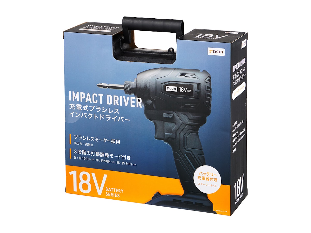 DCM 充電式ブラシレスインパクトドライバー 18V スターター DCM 充電式ブラシレスインパクトドライバー 18V スターター