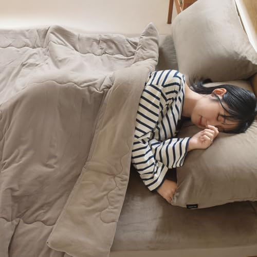 うっとりなめらかパフ とろける綿入り 3層毛布 2