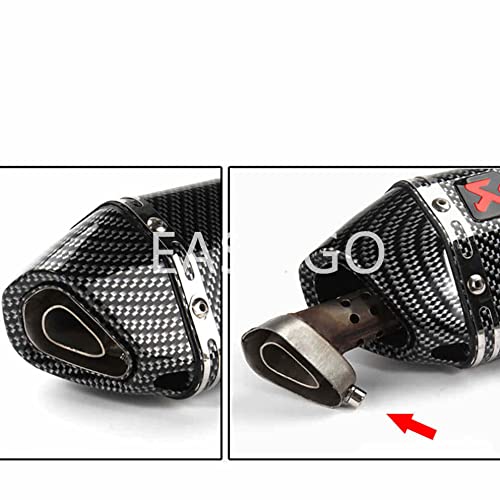 スリップオンマフラー バイクサイレンサー 汎用 長さ470mm 50.8mm 3