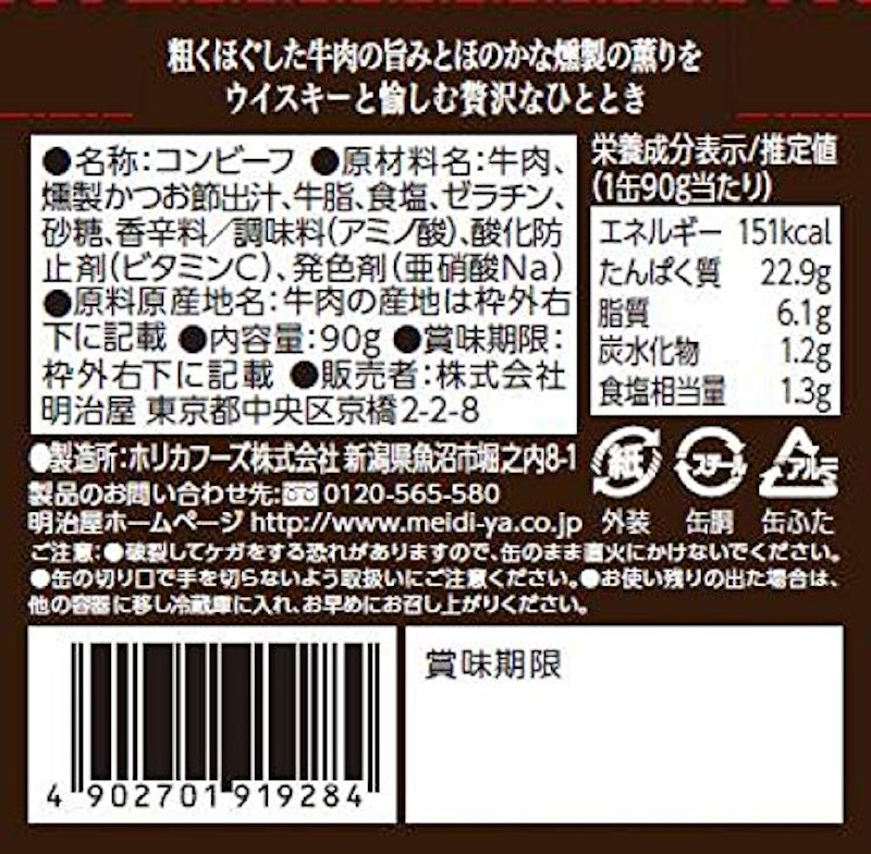 大人のプレミアムコンビーフ 燻製風味 3