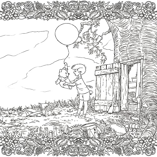 大人ディズニー くまのプーさん 癒しの塗り絵レッスンブック 3