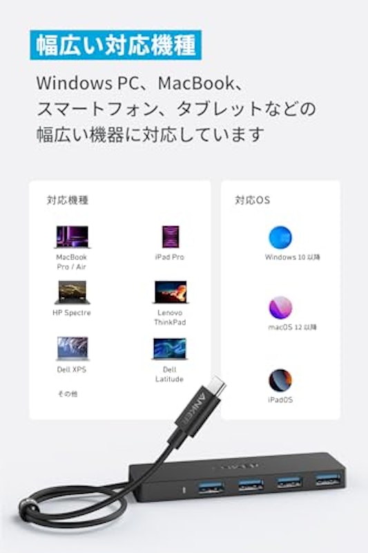 USB-C データ ハブ 6