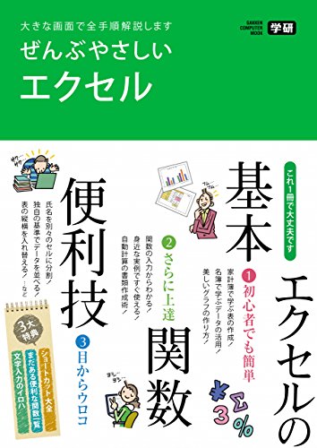 ぜんぶやさしいエクセル 大きな画面で全手順解説します 1