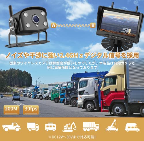 録画機能付き バックカメラモニターセット 2