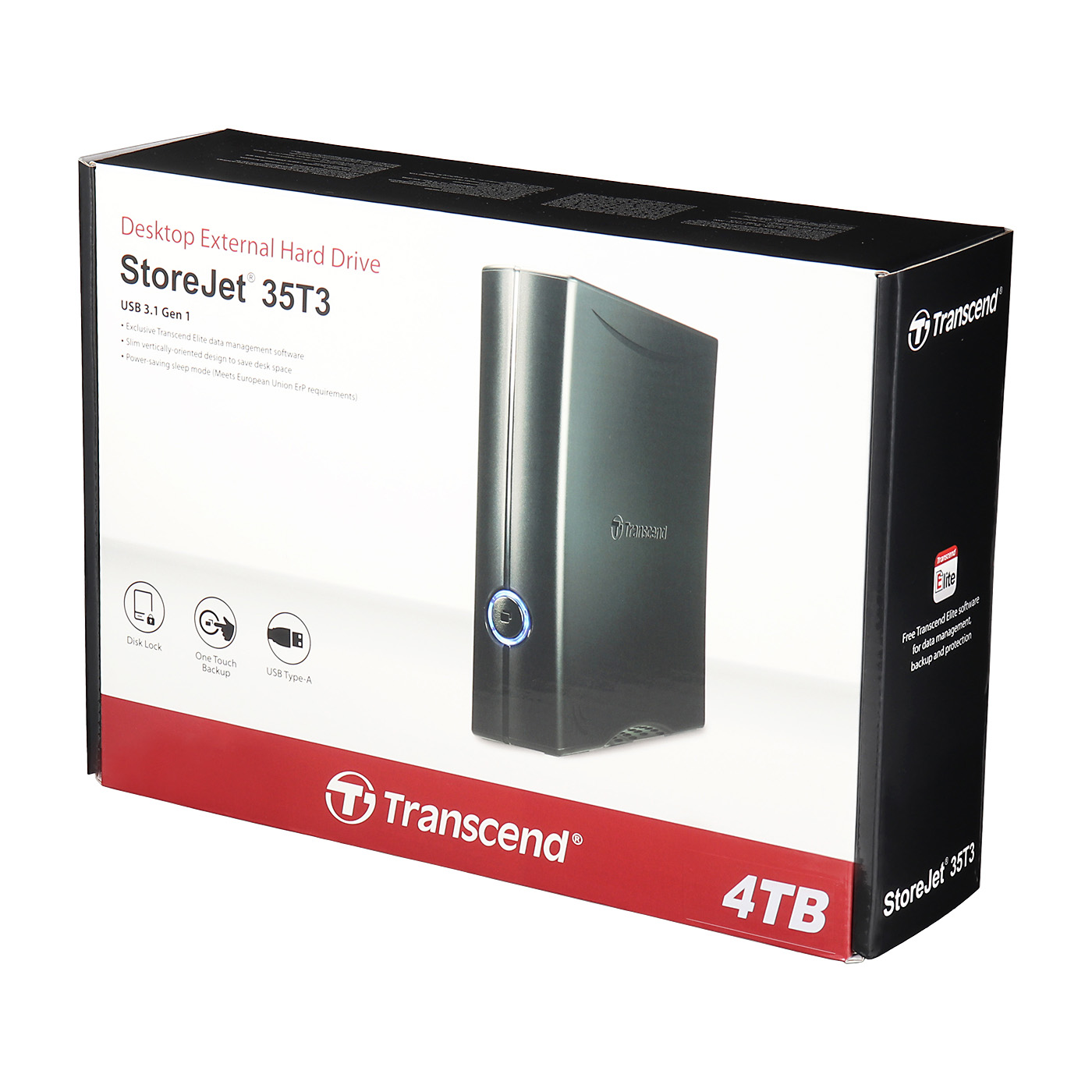 外付けハードディスク・ドライブ Transcend StoreJet 35T3 3TB HDD