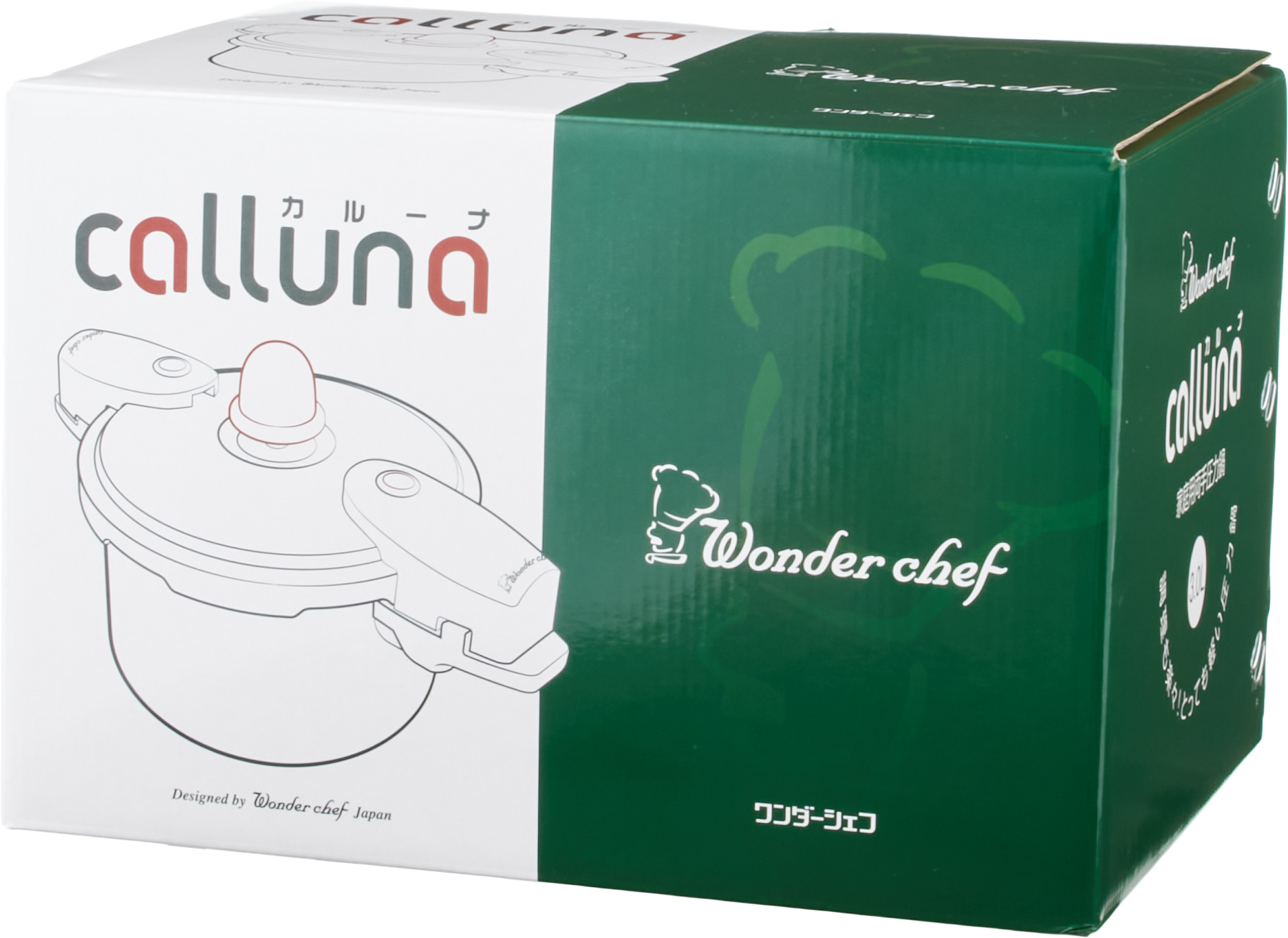 【新品】Wonder chef カルーナ 両手圧力鍋 3L【展示品】 ワンダーシェフ カルーナ 両手圧力鍋 3Lをレビュー！クチコミ・評判を