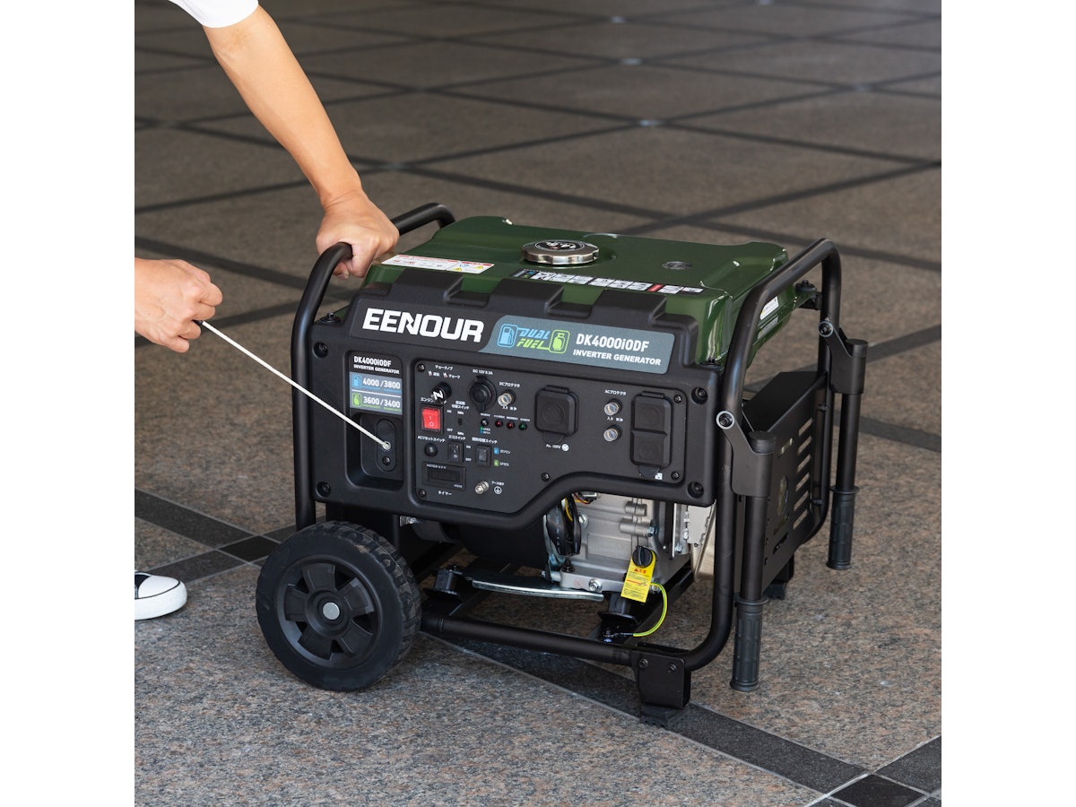 EENOUR インバーター発電機 DK4000iODFを検証レビュー!インバーター EENOUR インバーター発電機 DK4000iODFを検証レビュー!インバーター