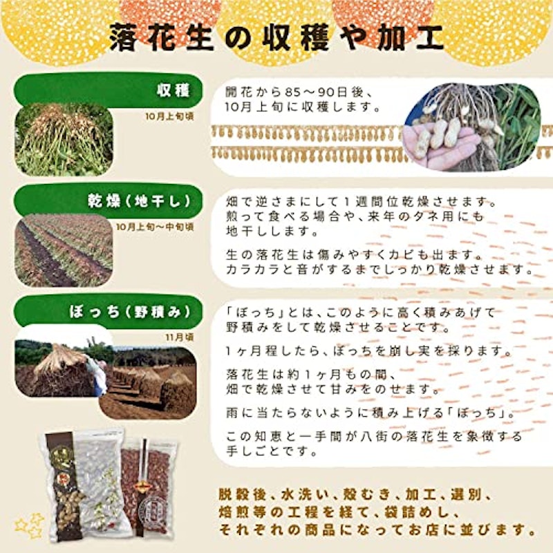 千葉県八街産 素煎り落花生 8