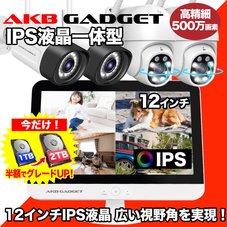 ワイヤレス防犯カメラセット 1