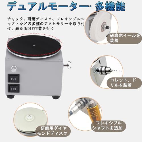 2in1卓上サンダー 3